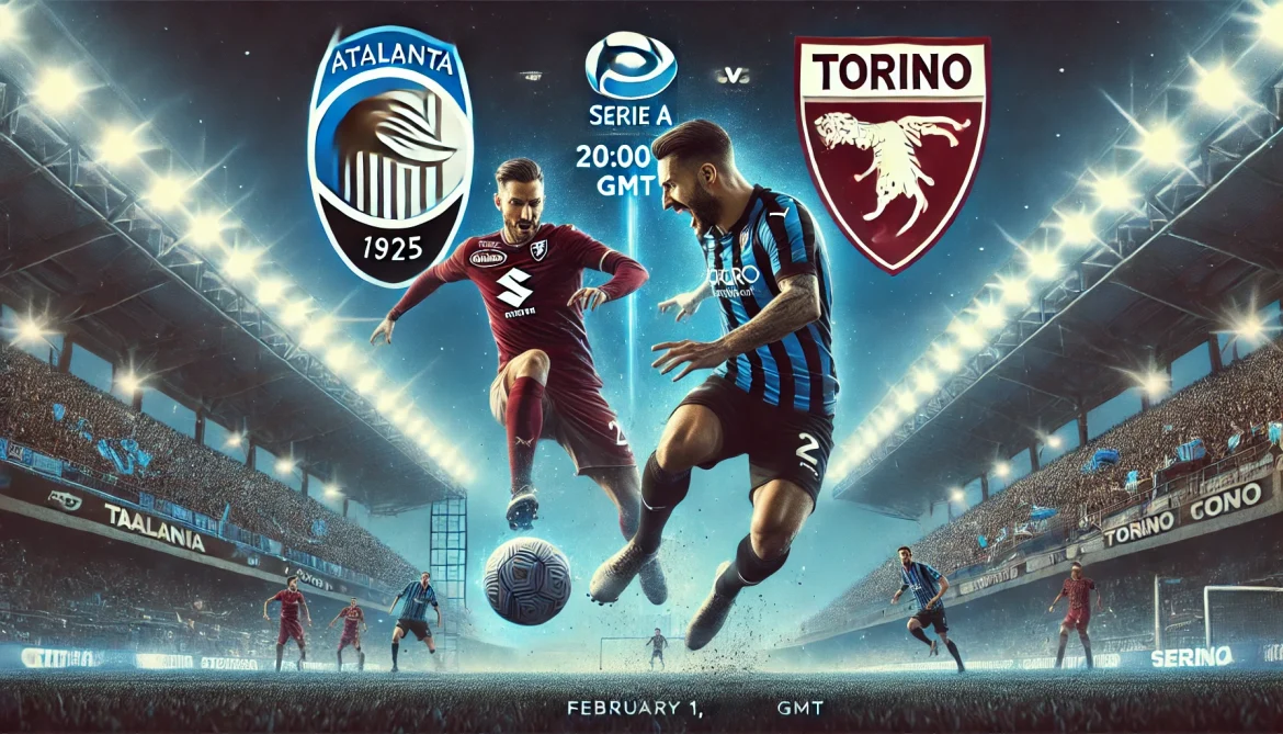 DALL·E 2025-01-31 00.07.40 – A featured image for the Atalanta vs Torino match preview. The image should depict an intense football scene at Gewiss Stadium, with Atalanta’s blue a
