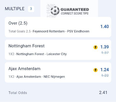 Today’s Winning Football Bet Slip – High Odds Predictions